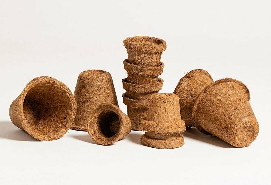 Biodegradable Coir Plant Pots (Round)