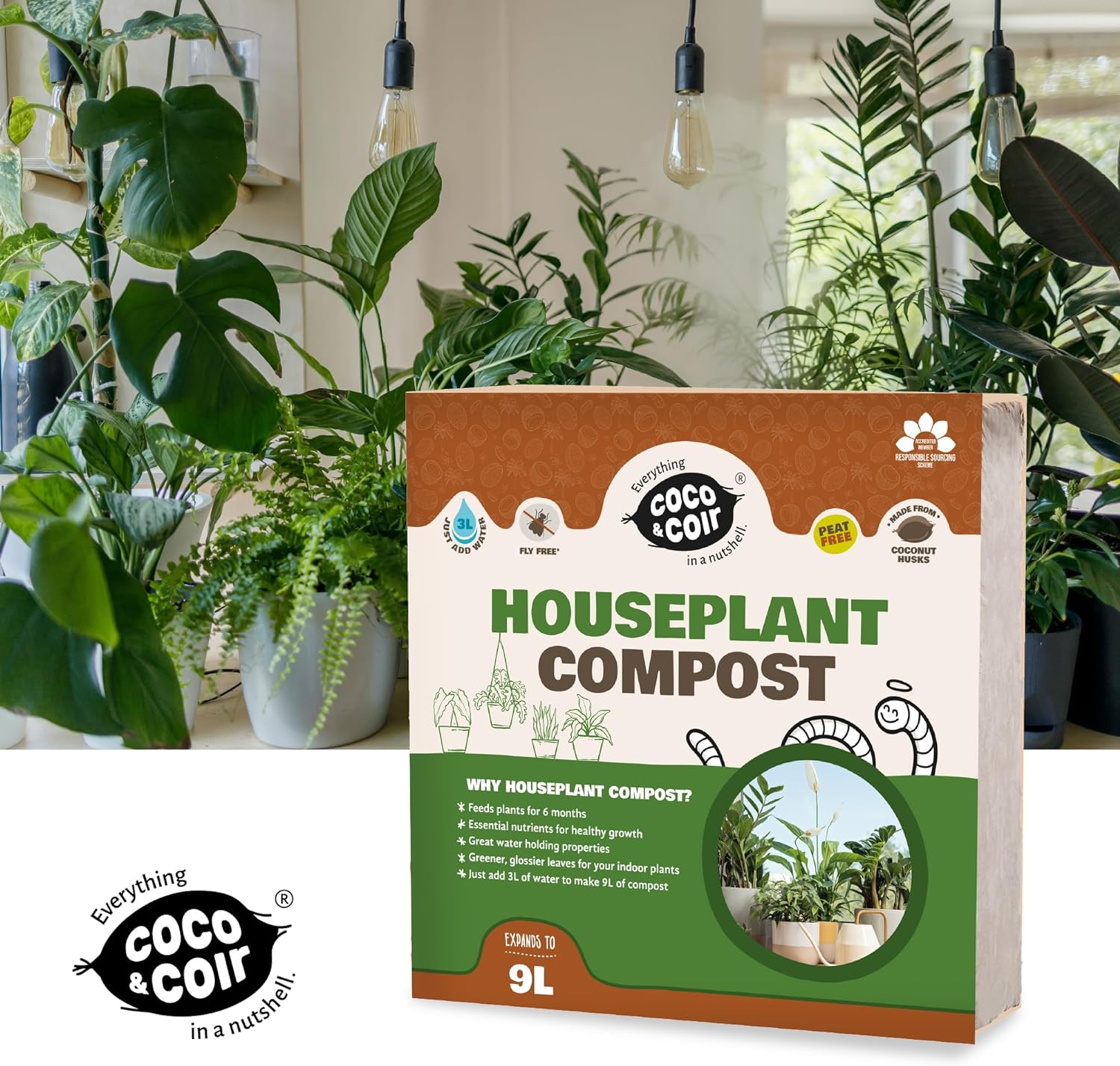 Houseplant Compost - 9L